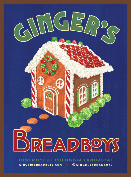 Ginger's Breadboys Gingerbread House Kit